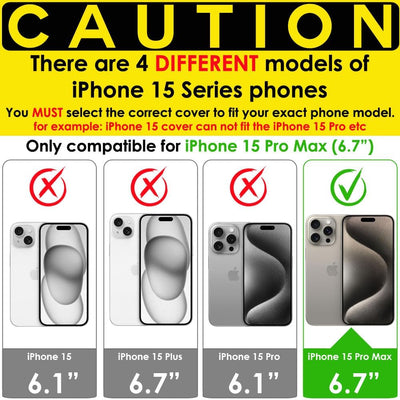 [Carbon Fibre Detail] Shockproof, Anti-Scratch, Slim Hybrid Gel Bumper Case with Hard Back Compatible with MagSafe Cover for iPhone 15 Pro Max 6.7"