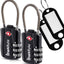 TSA Suitcase Locks 3-Dial Security Travel Combination Padlock