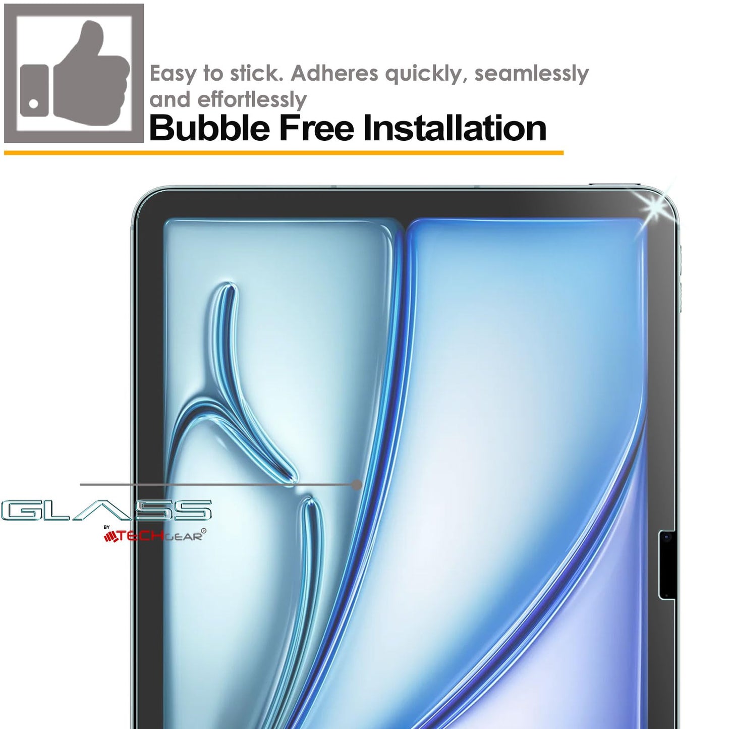 Apple iPad Air 11 Inch 2025 / 2024, 7th & 6th Generation Anti Glare, Matte Tempered Glass Screen Protectors