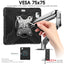 [X-Case] Shockproof Case with VESA 75x75mm Holes, 360 Rotating Stand Mount for Apple iPad Air 11" 7th & 6th, Air 10.9" 4th & 5th, iPad Pro 11" (2018-2022)