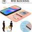[Leather Wallet Case] Protective Cover with Cash & Card Holder, Stand and Wrist Strap For Samsung Galaxy A05s