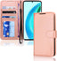 [Wallet Case] Protective Cover with Cash & Card Holder, Stand and Wrist Strap [RFID BLOCKING] For Honor Magic 6 Lite 5G