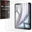 TECHGEAR Tempered Glass Screen Protector for iPad Air 11-inch (2026 M4 / 2025 M3 / 2024 M2) HD Clear 9H Glass Apple Pencil Compatible (1/2/3 Pack)