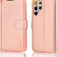 [Wallet Case] Protective Cover with Cash & Card Holder, Stand and Wrist Strap For Samsung Galaxy S24 Ultra