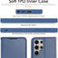 [Wallet Case] Protective Cover with Cash & Card Holder, Stand and Wrist Strap For Samsung Galaxy S24 Ultra