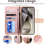 [Wallet Case] Protective Cover with Cash & Card Holder, Stand and Wrist Strap For Samsung Galaxy S24 Ultra