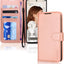 [Wallet Case] Protective Cover with Cash & Card Holder, Stand and Wrist Strap For Google Pixel 8 Pro