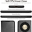 [Wallet Case] Protective Cover with Cash & Card Holder, Stand and Wrist Strap [RFID BLOCKING] For Honor Magic 6 Lite 5G