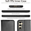 [Wallet Case] Protective Cover with Cash & Card Holder, Stand and Wrist Strap For Samsung Galaxy S24 Plus