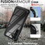 [Fusion Armour Case] Premium Hybrid Tough Heavy Duty, Clear Back, Bumper Case for Samsung A14 & A14 5G