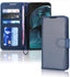 [Leather Wallet Case] Protective Cover with Cash & Card Holder, Stand and Wrist Strap For Motorola Moto G14