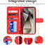 [Wallet Case] Protective Cover with Cash & Card Holder, Stand and Wrist Strap For Samsung Galaxy S24 Ultra