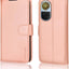 [Leather Wallet Case] Protective Cover with Cash & Card Holder, Stand and Wrist Strap For Oppo Reno 10 5G