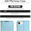 [Wallet Case] Protective Cover with Cash & Card Holder, Stand and Wrist Strap For Apple iPhone SE 3 / SE 2 / iPhone 8 7 6 6s 4.7"