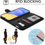 [Leather Wallet Case] Protective Cover with Cash & Card Holder, Stand and Wrist Strap For Samsung Galaxy A15 5g