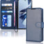 [Leather Wallet Case] Protective Cover with Cash & Card Holder, Stand and Wrist Strap For Oppo Reno 10 5G