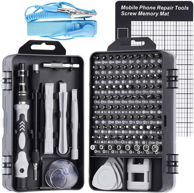 121 in 1 Precision Mini Screwdrivers Set, Magnetic DIY Electronic Repair Tools Kit for iPhone Mobile Laptop PC Mac Watch Glasses etc