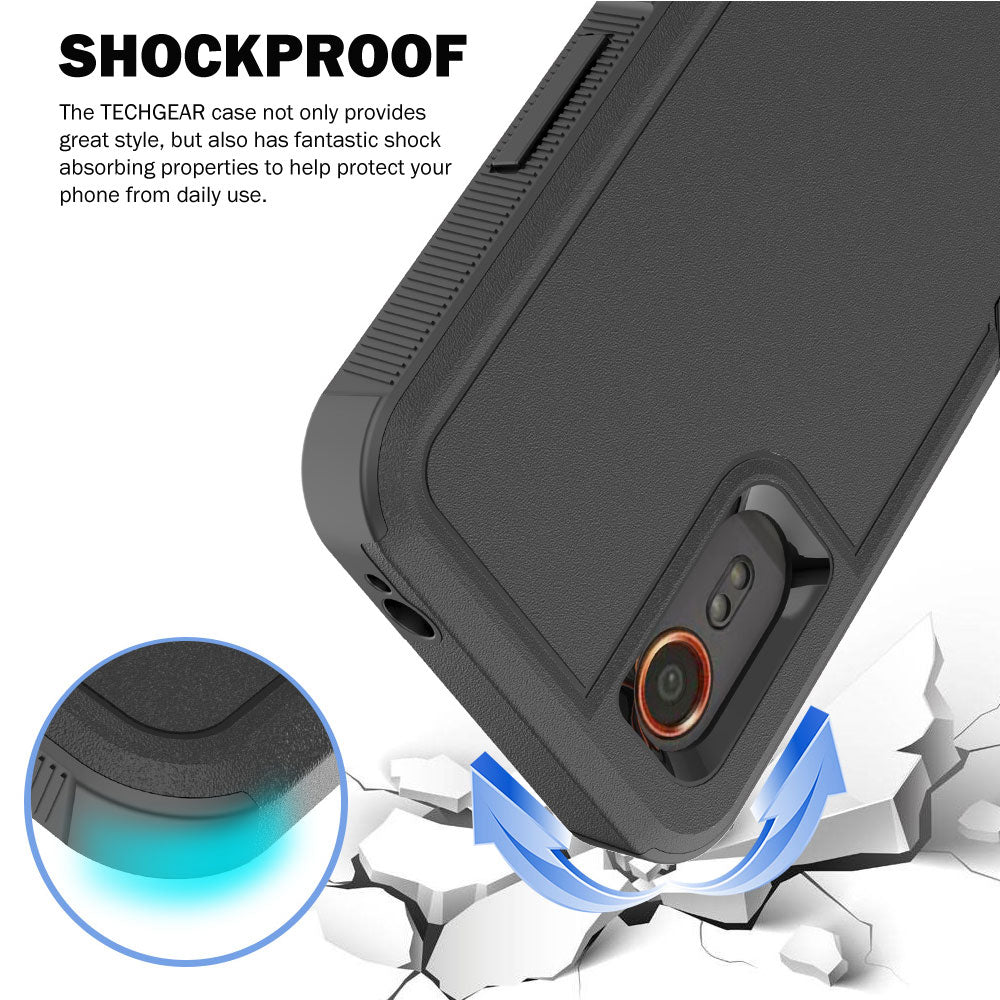 TECHGEAR Tough Rugged Case for Samsung Galaxy XCover 7 5G | Heavy Duty Shockproof Protective Work Phone Cover