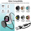 TECHGEAR 2-in-1 Charging Cable Dock for Samsung Galaxy Watch 8 / 8 Classic / 7 / Watch FE / Watch Ultra / 6 / 6 Classic / 5 / 5 Pro / 4 / 4 Classic / 3 / Watch Active / Active 2 – USB-A + USB-C Magnetic Fast Charging (1m/2m, 1 Pack/2 Pack)
