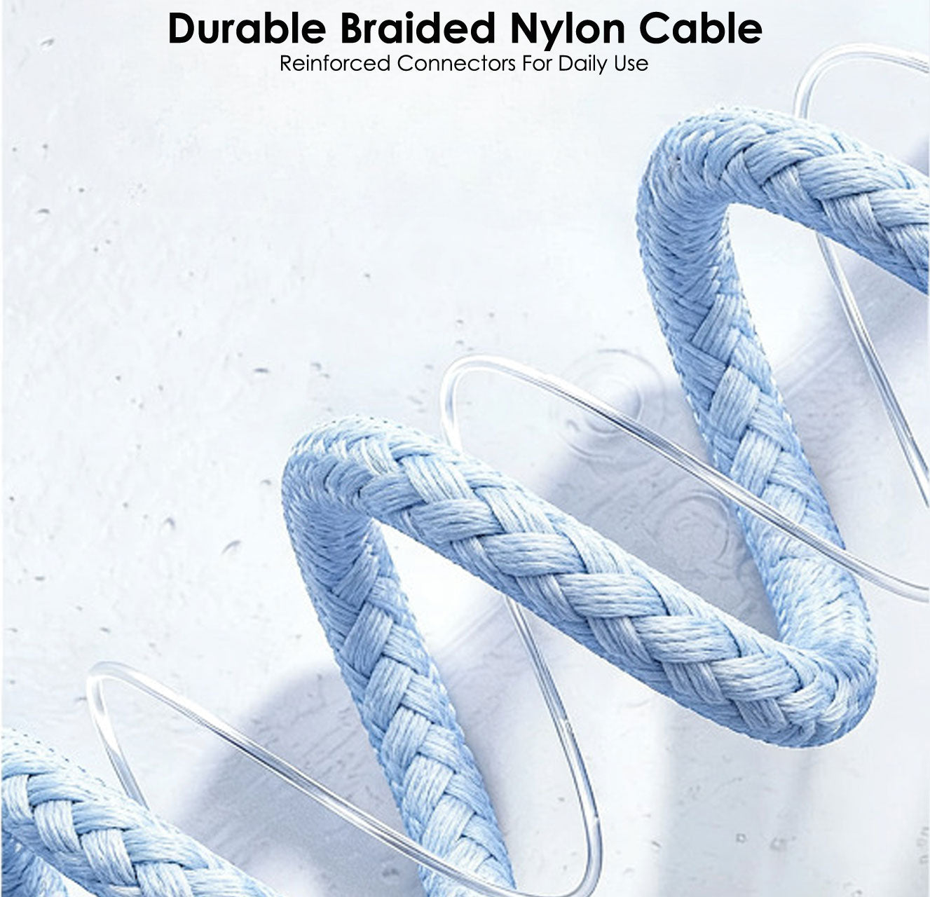 TECHGEAR USB-C to USB-C Lanyard Charging Cable 100W PD, Adjustable 45-80cm Wearable Crossbody Phone Neck Strap, Braided Fast Charge Cable