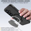TECHGEAR Waterproof Magnetic Stand Case for Samsung Galaxy S26 Plus (S26+) – IP68 Shockproof Full Body Magnetic Charging Compatible Cover