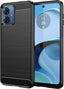 [Stealth Case] Premium Shockproof Soft Slim Cover with Carbon Fibre Effect For Motorola Moto G14