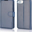 [Wallet Case] Protective Cover with Cash & Card Holder, Stand and Wrist Strap For Apple iPhone SE 3 / SE 2 / iPhone 8 7 6 6s 4.7"