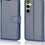 [Leather Wallet Case] Protective Cover with Cash & Card Holder, Stand and Wrist Strap For Samsung Galaxy A05s