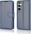 [Leather Wallet Case] Protective Cover with Cash & Card Holder, Stand and Wrist Strap For Samsung Galaxy A05s