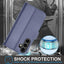 [Leather Wallet Case] Genuine Leather [RFID Blocking] Magnetic Flip Case with Card & Slots and Stand For Samsung Galaxy S24 5G