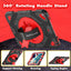 [SUPE Case] Tough Shockproof Fun Case with 360 Rotating Stand, Hand & Shoulder Strap for Apple iPad 10.2" 2021- 2019 [9th - 7th Gen] & iPad Air 3