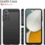 [Stealth Case] Samsung Galaxy A15 5g Soft Protective Slim Cover with Carbon Fibre Detailing
