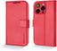 [Leather Wallet Case] Genuine Leather [RFID Blocking] Magnetic Flip Case with Card & Slots and Stand For iPhone 15 Pro