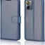 [Leather Wallet Case] Protective Cover with Cash & Card Holder, Stand and Wrist Strap For Motorola Moto G14