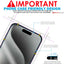 iPhone 15 Pro Tempered Glass Screen Protectors