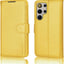 [Wallet Case] Protective Cover with Cash & Card Holder, Stand and Wrist Strap For Samsung Galaxy S24 Ultra
