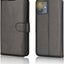 [Leather Wallet Case] Protective Cover with Cash & Card Holder, Stand and Wrist Strap For Motorola Moto G54 5G