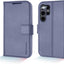 [Leather Wallet Case] Genuine Leather [RFID Blocking] Magnetic Flip Case with Card & Slots and Stand For Samsung Galaxy S24 Ultra