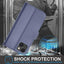 [Leather Wallet Case] Genuine Leather [RFID Blocking] Magnetic Flip Case with Card & Slots and Stand For iPhone 15 6.1"