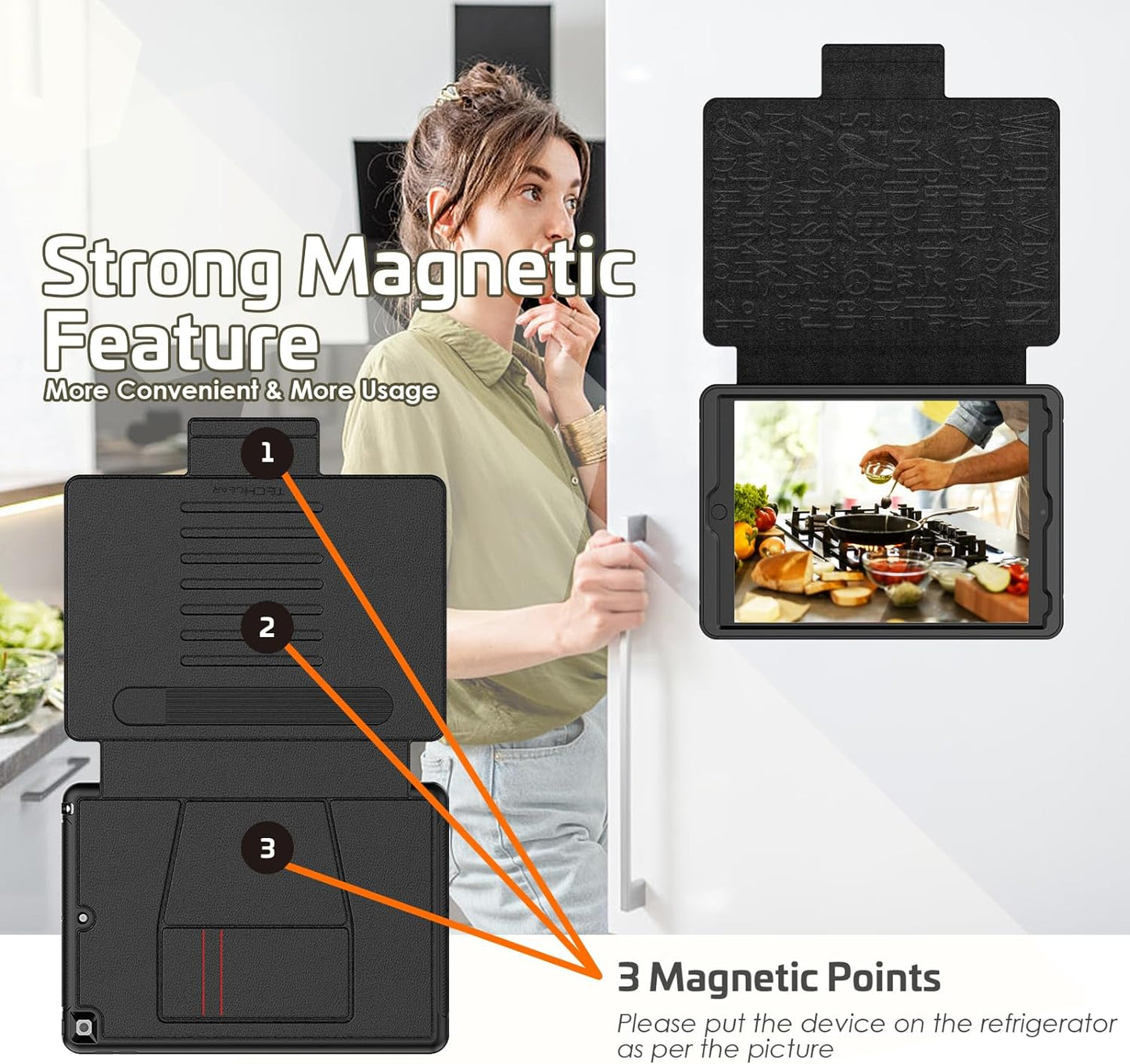 [Enduro Case] Tough Strong Magnetic & Flip Case [Auto Sleep/Wake] Cover with Multi-Angle Stand & Card Slot For Apple iPad 10.2" 2021-2019 9th-7th Gen