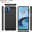 [Stealth Case] Premium Shockproof Soft Slim Cover with Carbon Fibre Effect For Motorola Moto G14
