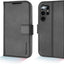 [Leather Wallet Case] Genuine Leather [RFID Blocking] Magnetic Flip Case with Card & Slots and Stand For Samsung Galaxy S24 Ultra