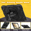 [SUPE Case] Tough Shockproof Fun Case with 360 Rotating Stand, Hand & Shoulder Strap for Samsung Galaxy Tab A9 8.7" (SM-X110 / SM-X115)