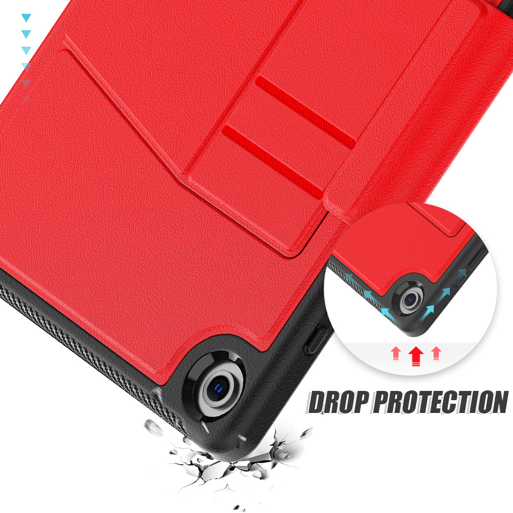 TECHGEAR Enduro Case for Samsung Galaxy Tab A11+ / A11 Plus 11"(SM-X230/X236) – Rugged Magnetic Smart Case with Stand, Card Slot & Trolley Compatible [Auto Sleep/Wake]