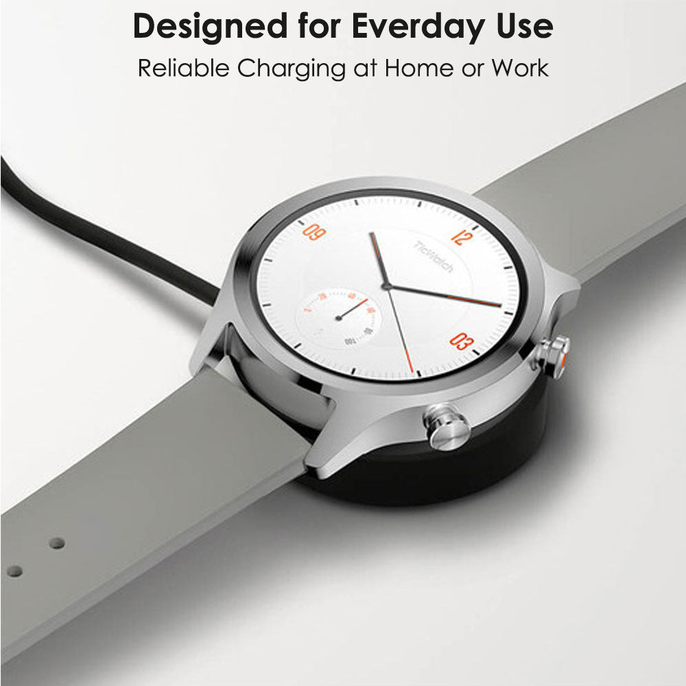 TECHGEAR 2-in-1 Charging Cable Dock for Samsung Galaxy Watch 8 / 8 Classic / 7 / Watch FE / Watch Ultra / 6 / 6 Classic / 5 / 5 Pro / 4 / 4 Classic / 3 / Watch Active / Active 2 – USB-A + USB-C Magnetic Fast Charging (1m/2m, 1 Pack/2 Pack)