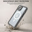 TECHGEAR Waterproof MagSafe Charging Case for iPhone 15 6.1" – IP68 Shockproof 360° Full Body Sealed Cover with Built-In Screen Protector