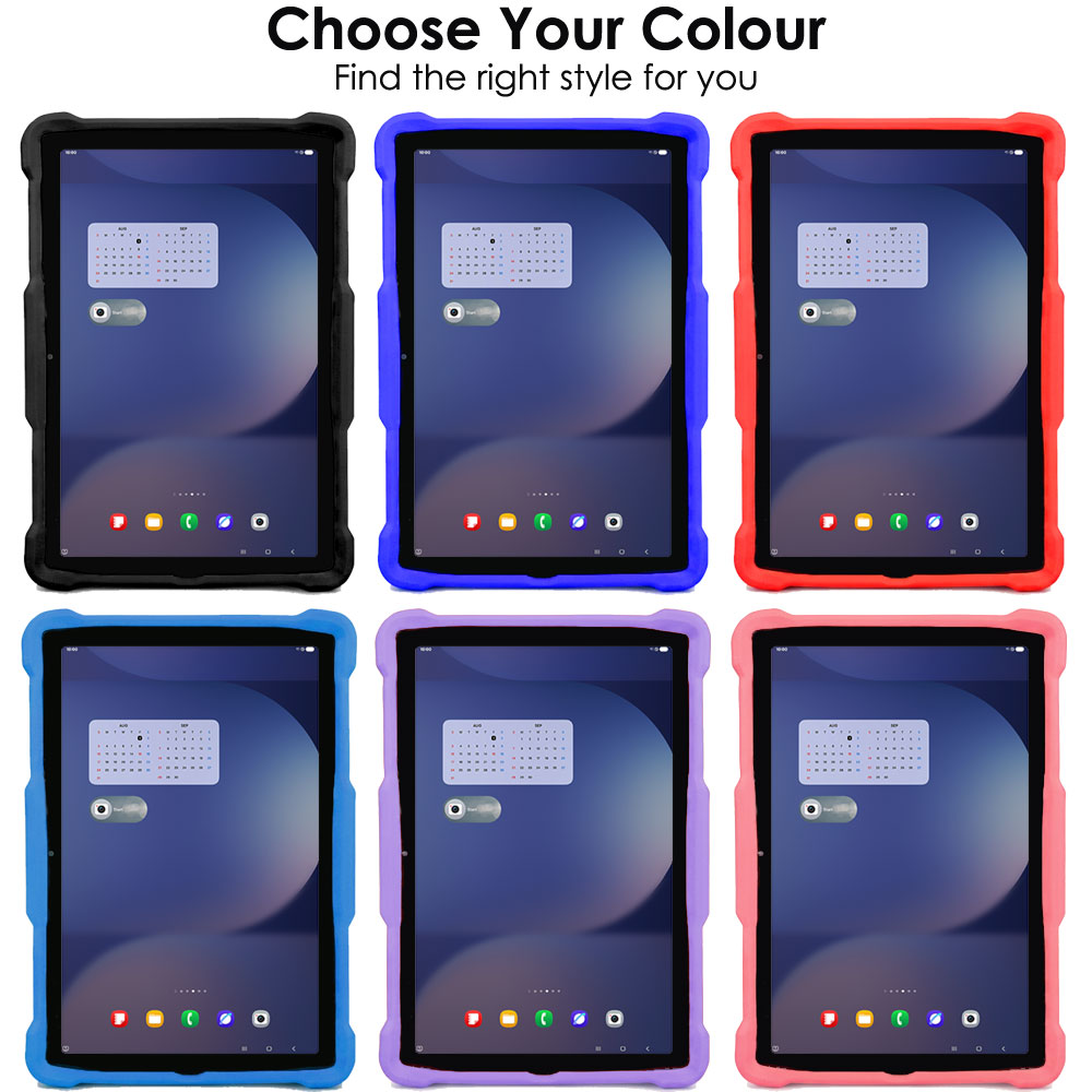 TECHGEAR Universal Tablet Case 10 Inch (9.7–11") - Rugged Bumper Case with Stand, Adjustable Fit Shockproof Protective Cover for iPad, Samsung, Lenovo, Android Tablets