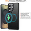TECHGEAR Carbon Fibre Case for Samsung Galaxy S26 Ultra - Magnetic Slim Shockproof Hard Back Cover, Wireless Charging Compatible