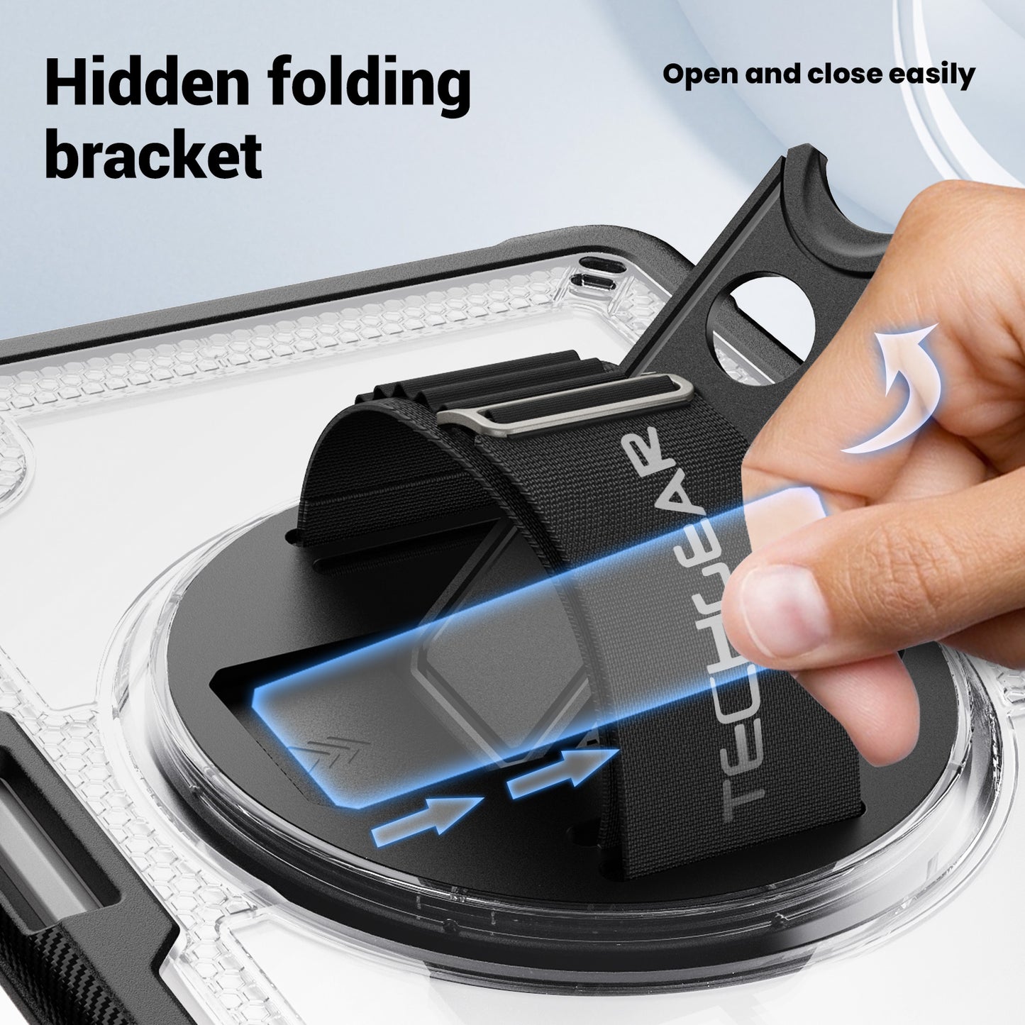 TECHGEAR JOLT Case for Samsung Galaxy Tab S11 11" (SM-X730 / SM-X736) – Slim Rugged Case with S-Pen Holder, 360° Stand, Hand Strap & Shoulder Strap