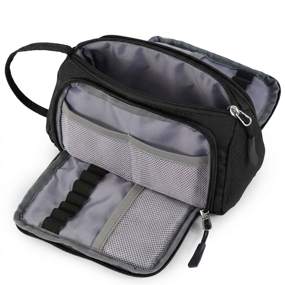 SharkByte Large Pencil Case Organiser - Big Capacity Stationery Storage Pouch with Compartments for School, College, Study, Office, Travel & Everyday Organisation